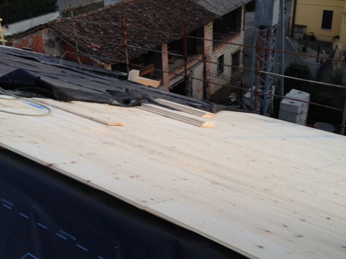 Tetto in legno ventilato